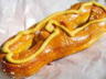 Philly pretzel with mustard