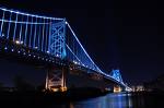 Ben Franklin Bridge at Night