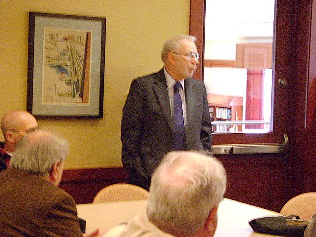 Dr. Pavel fields a question