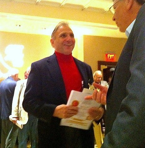 Steve Gross reminisces with his old buddies