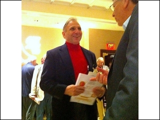 Steve Gross reminisces with his old buddies