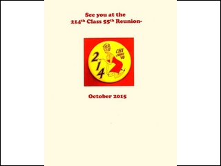 214th Class 55th Reunion