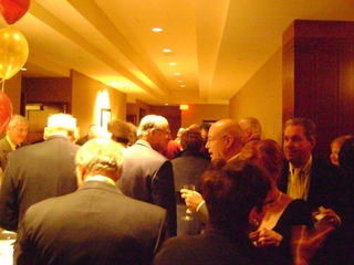 The crowd arrives for the Saturday Night Extravaganza