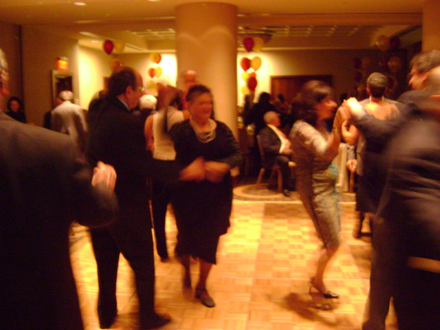 The dancing goes on as the music plays