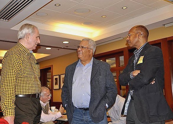 Steve Green chats with Bill Young (c) and Bob Carpenter