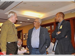 Steve Green chats with Bill Young (c) and Bob Carpenter