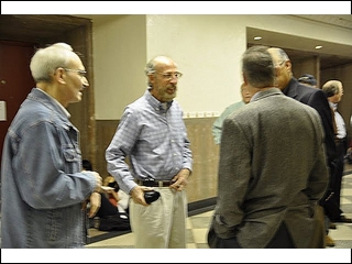 The conversations were lively; a mixture of the 'then and now'