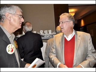 Larry Harad (l) and Marv Weinstein