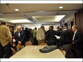 Milling Around in the Spain Conference Center
