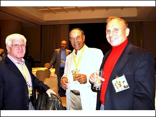 Barry Davis (l), Toma Dina and Steve Gross