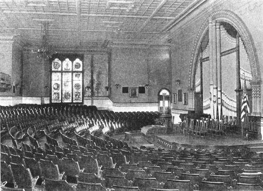 CHS Auditorium at Broad &amp; Green Streets, 1934