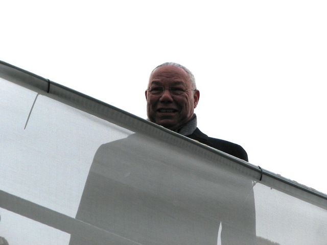 General Colin Powell at the Inauguration Ceremony