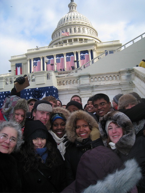 Central HS Students at the Presidential Inauguration