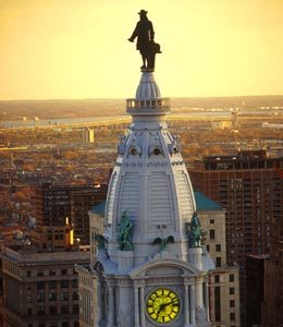 William Penn atop City Hall
