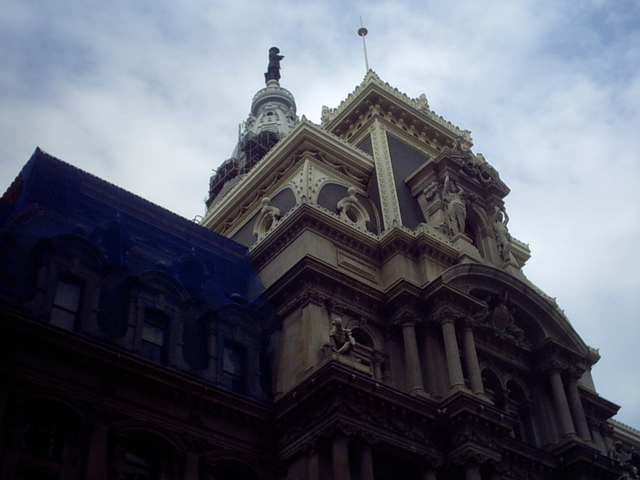 William Penn statue atop City Hall