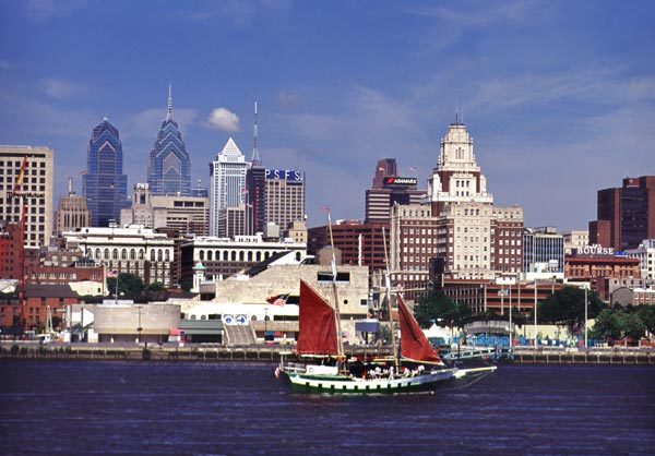 Philadelphia Skyline from the Delaware River