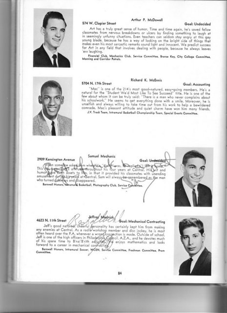 Arthur McDowell - Jeffrey Mednick