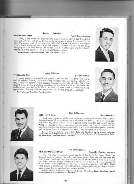 Ronald Schindler - Robert Schneiderman