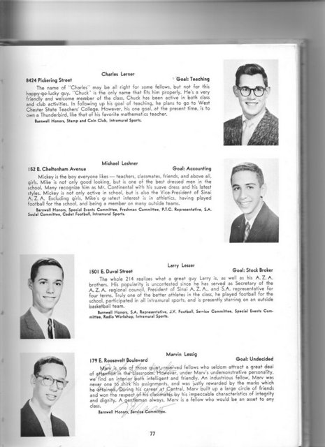 Charles Lerner - Marvin Lessig
