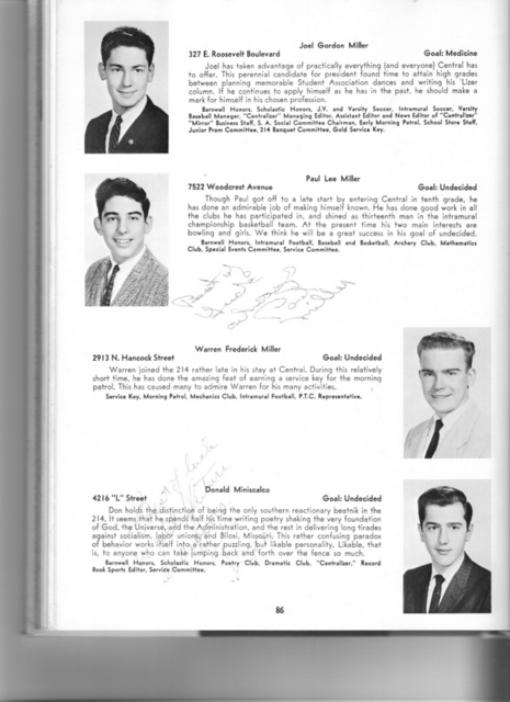 Joel Miller - Donald Miniscalco