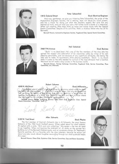 Peter Schoenfeld - Allen Schwartz