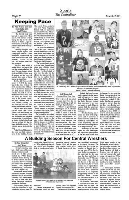 Centralizer March 2005