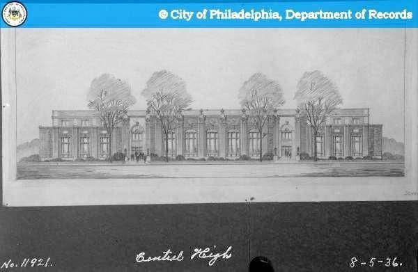 CHS Construction - Architectural rendition 1936