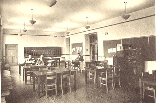 Staff Work Room at Broad &amp; Olney 1939