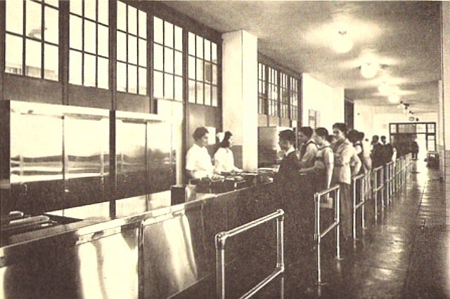 New CHS Cafeteria at Broad &amp; Olney 1939