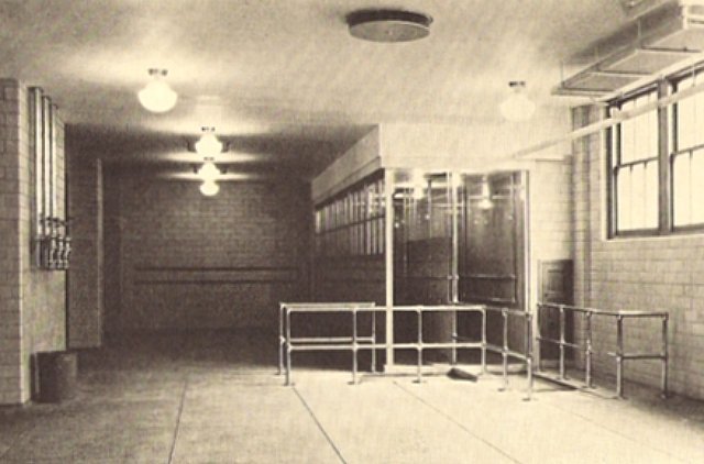 Shower Room at Broad &amp; Olney 1939