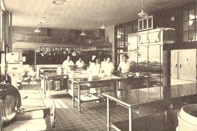 Cafeteria Kitchen at Broad &amp; Olney 1939