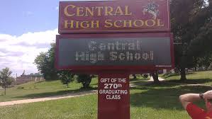 Central High School sign board
